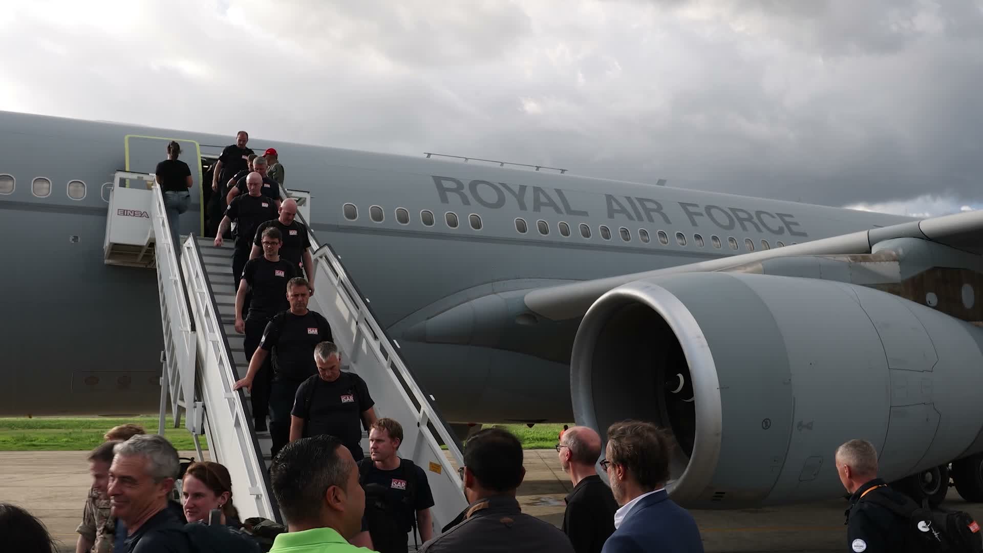 The RAF Voyage enabled the rpaid deployment of personnel and specialist equipment to Venezuela (Picture: MOD)