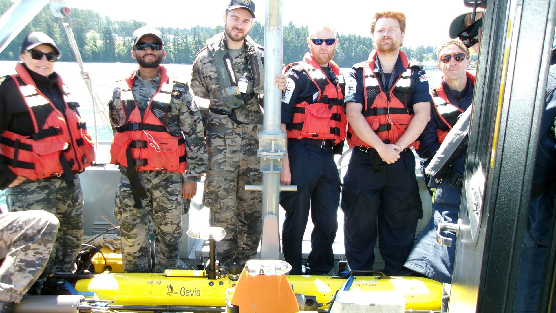 The Gavia AUV can carry a variety of sensors that are especially well suited for military operations (Picture: Royal Navy)