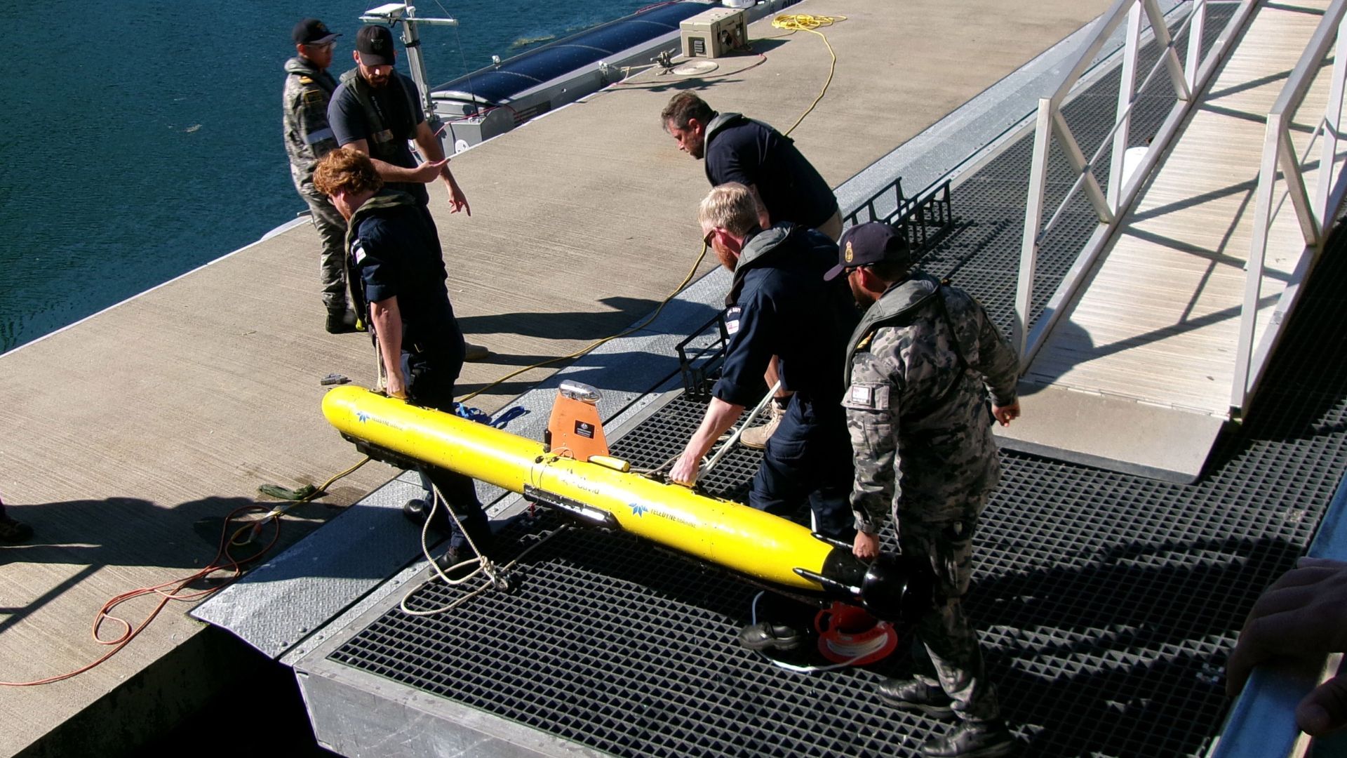 The exercise comes amid growing concerns over threats to critical sea infrastructure posed by foreign state actors (Picture: Royal Navy)