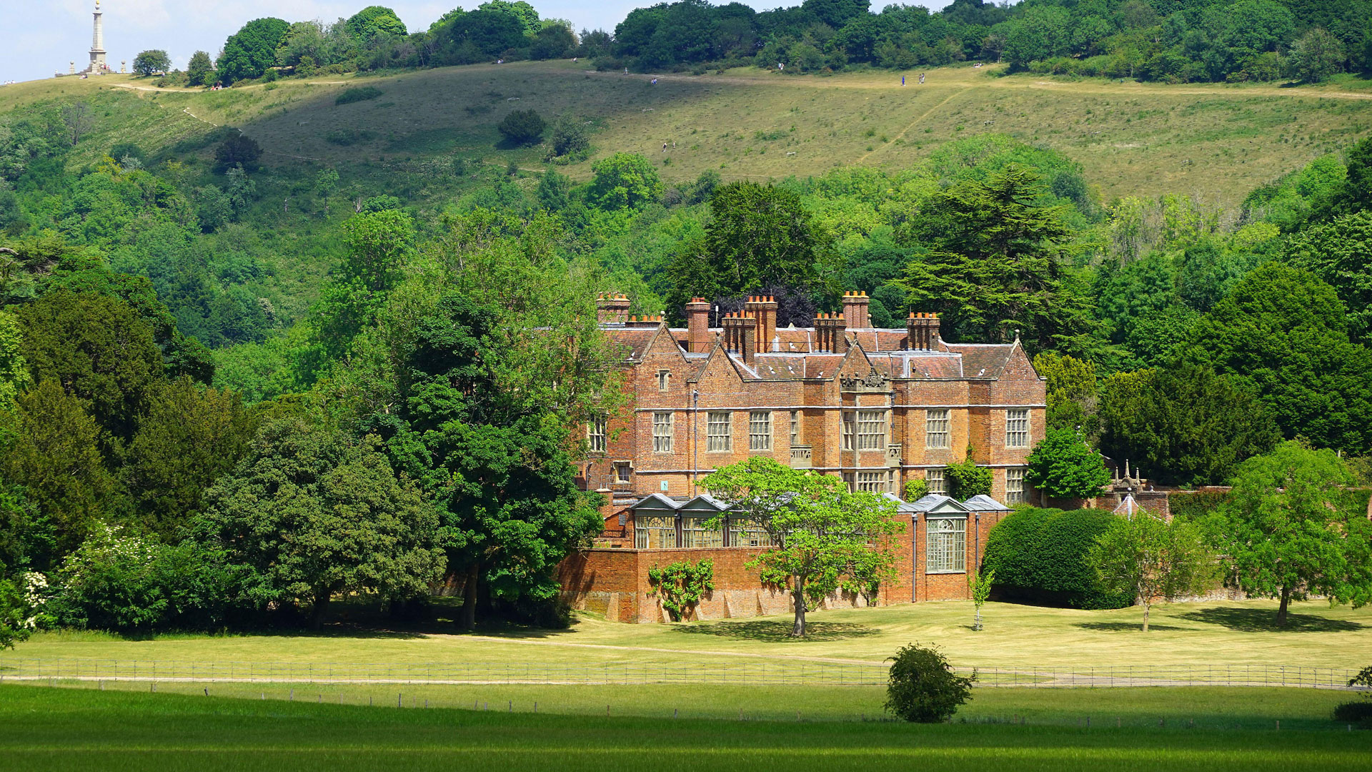 Chequers gives President Trump beautiful surroundings and historic ties to his hero Mr Churchill (Picture: Jason Ballard)