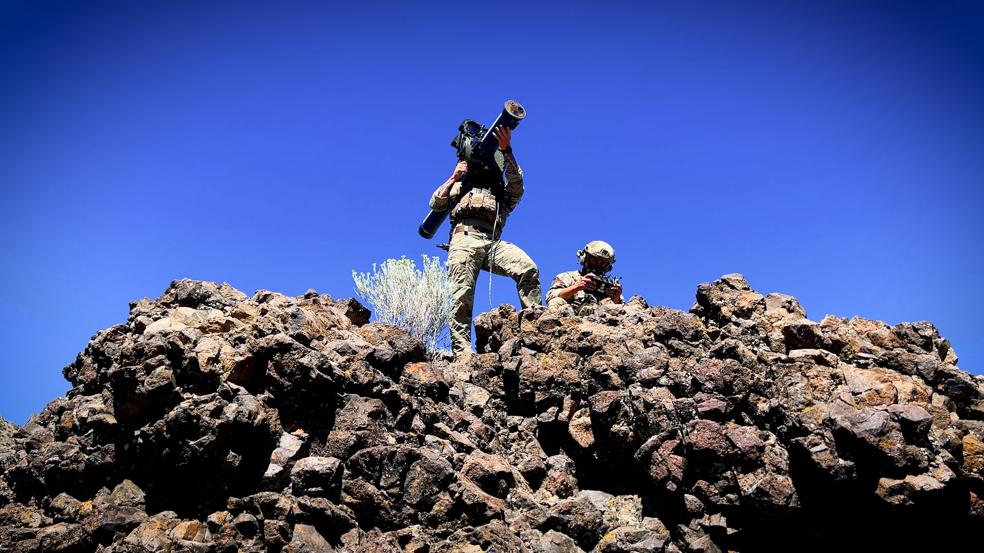 Shoulder-launched weapons are vital to the Commandos, but they're heavy and take their toll on the body in tough terrain