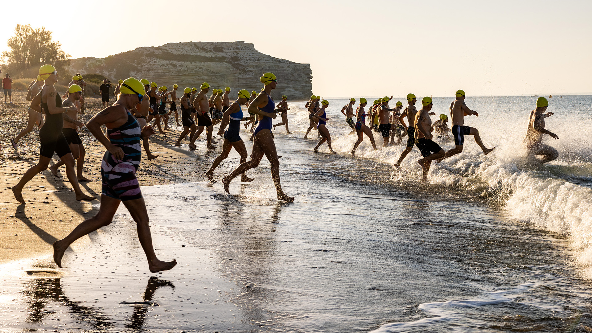 The Bay to Bay open water swim is an annual event