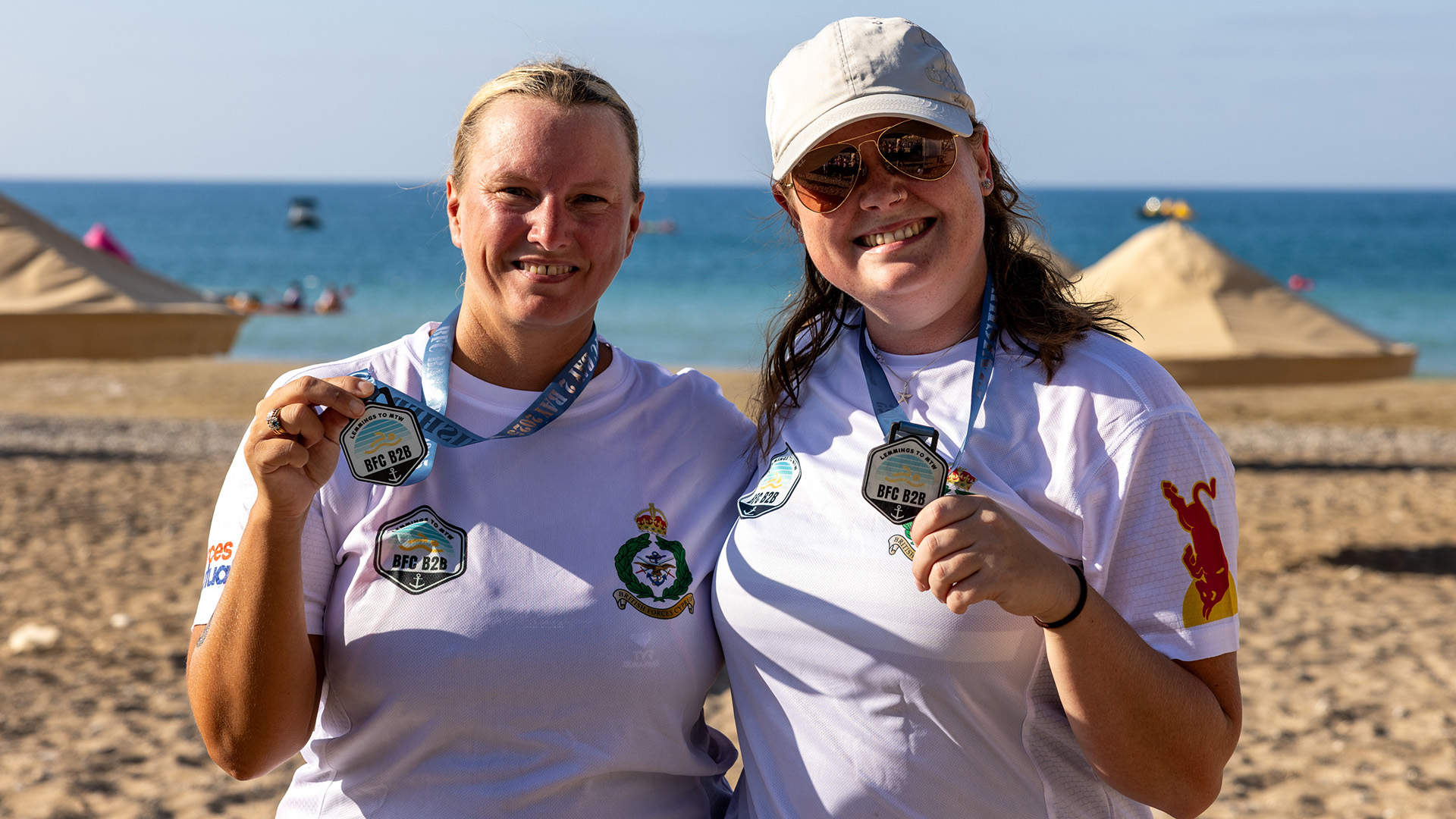 Kirsty Collins won the women's open water swim