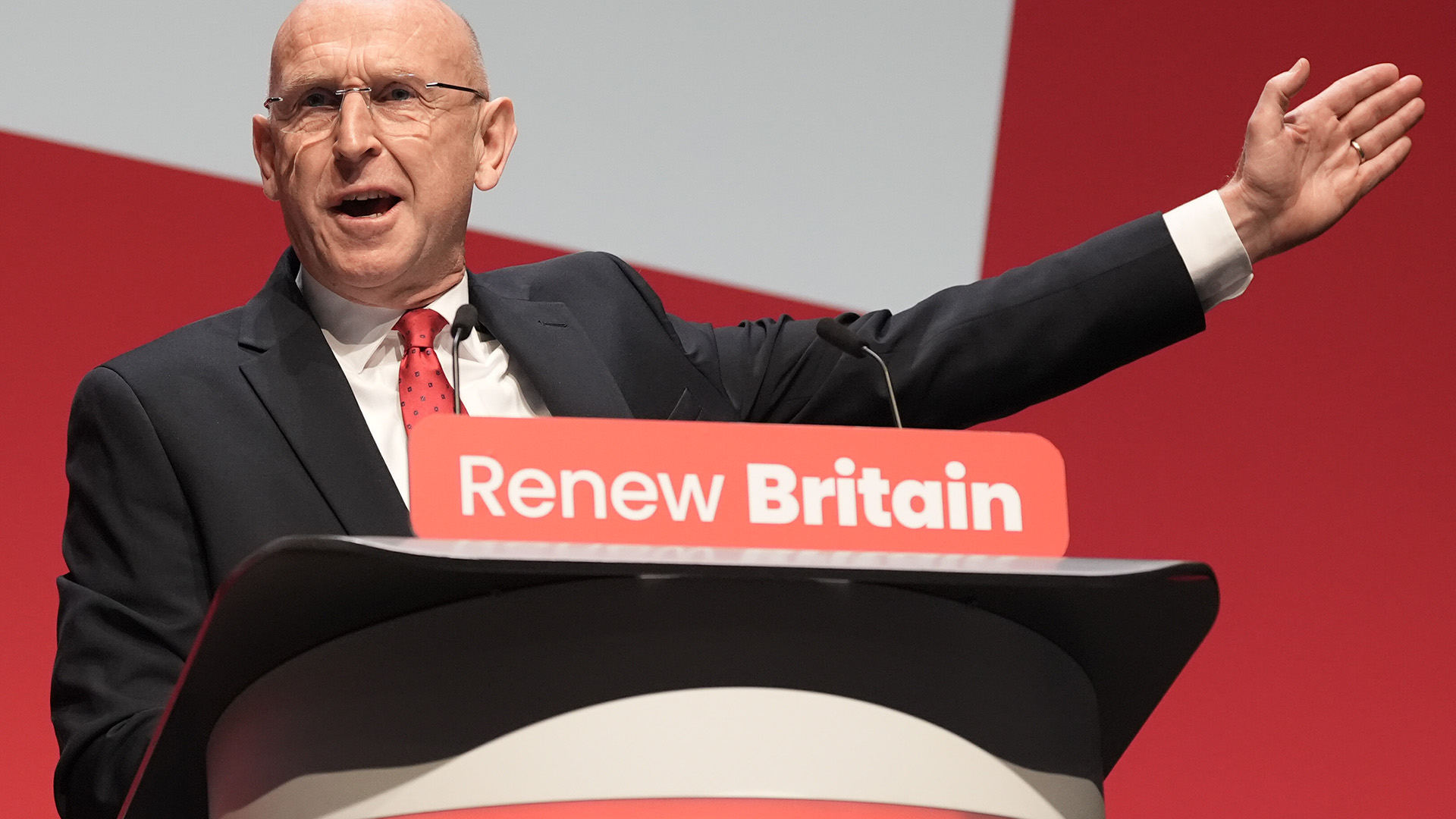Defence Secretary John Healey spoke at the conference, where he said that improving service life starts with better homes (Picture: PA)