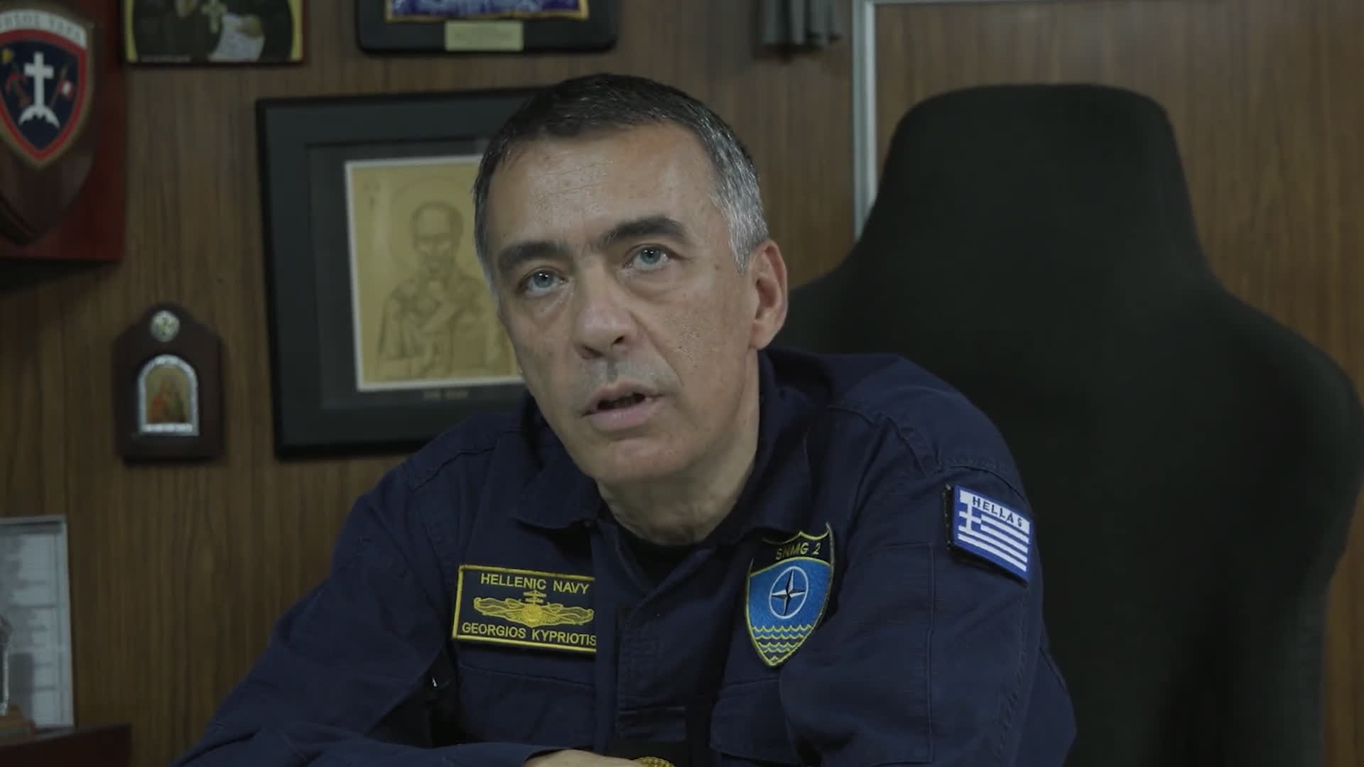 The commander of SNMG2 said the exercise demonstrates that Nato forces are trained and "ready to confront" (Picture: Nato Allied Maritime Command)