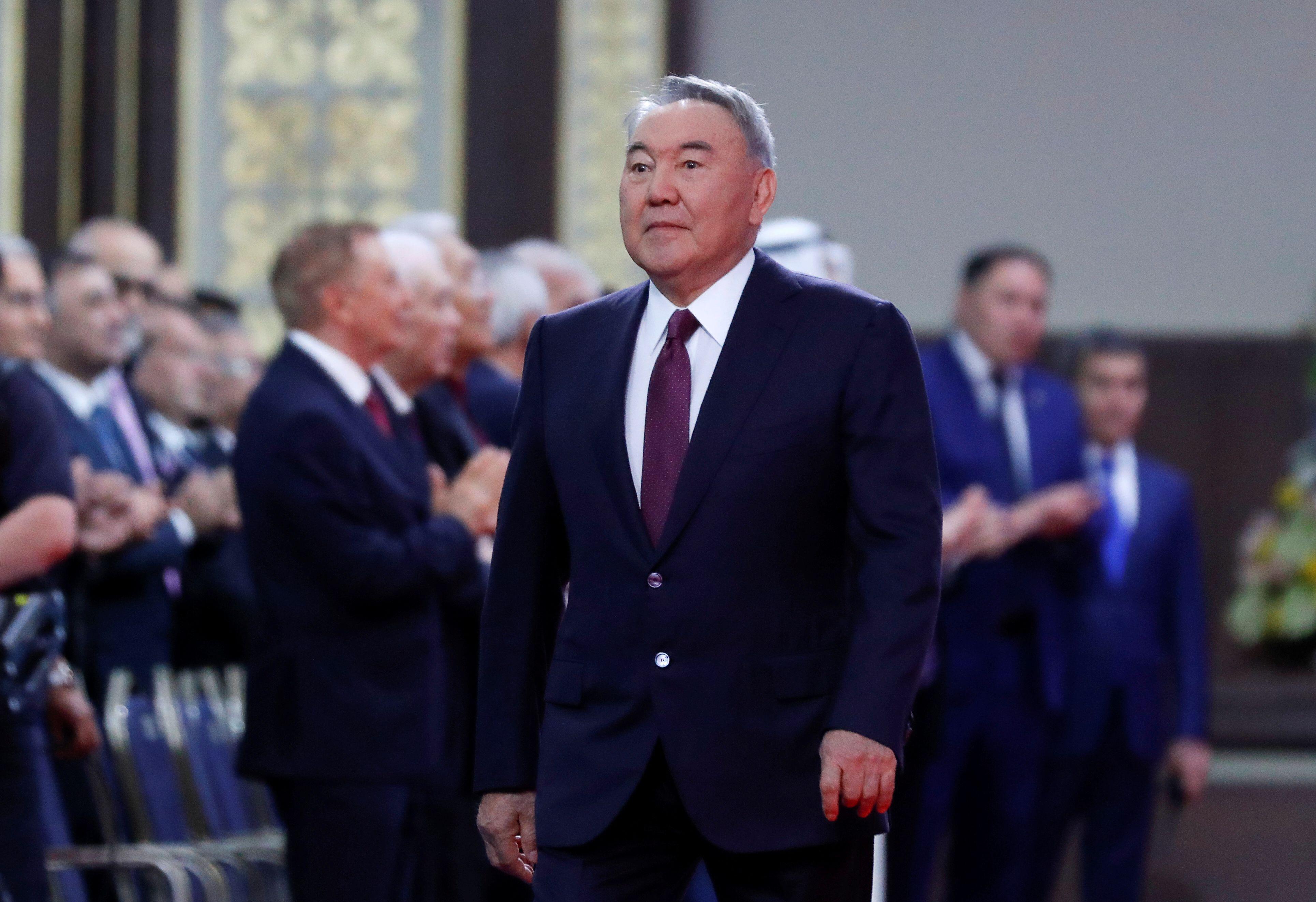 former President Nursultan Nazarbayev attends new President Kassym-Jomart Tokayev's inauguration ceremony in Nur-Sultan