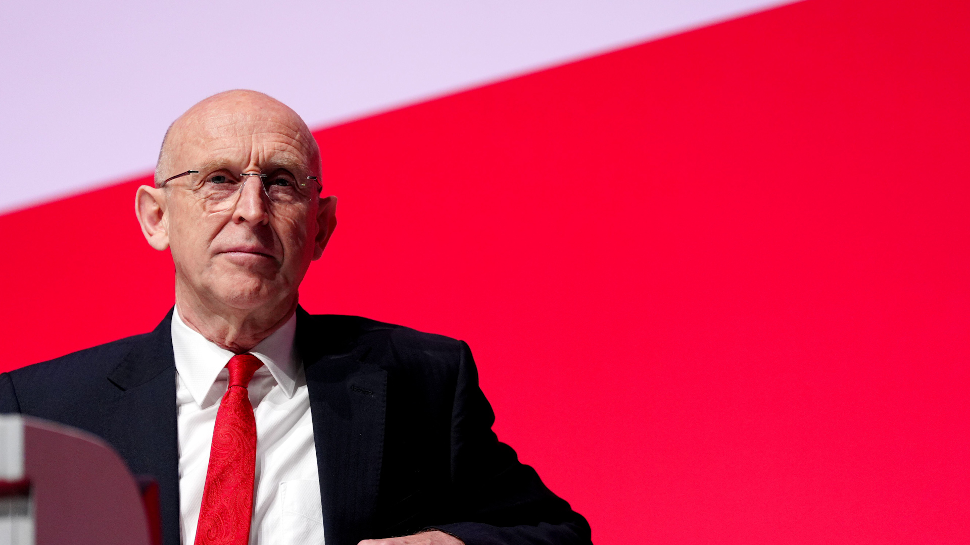 2Y5WC9X Defence Secretary John Healey during the Labour Party Conference at the ACC Liverpool. Picture date Monday 230924 CREDIT Alamy.jpg