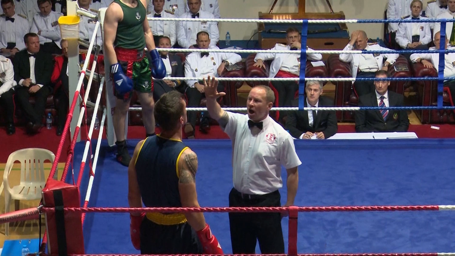 3 RIFLES Army Boxing Championships quarter-final win 2018
