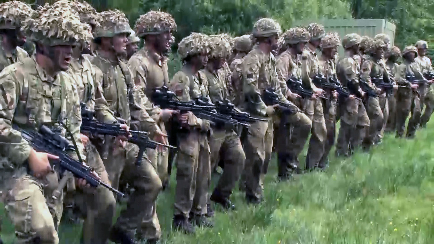3 RIFLES hand-to-hand training