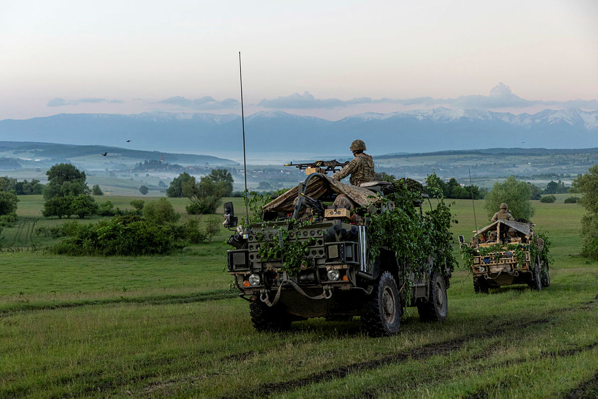 3 Rifles training with Jackal 2s in Romania