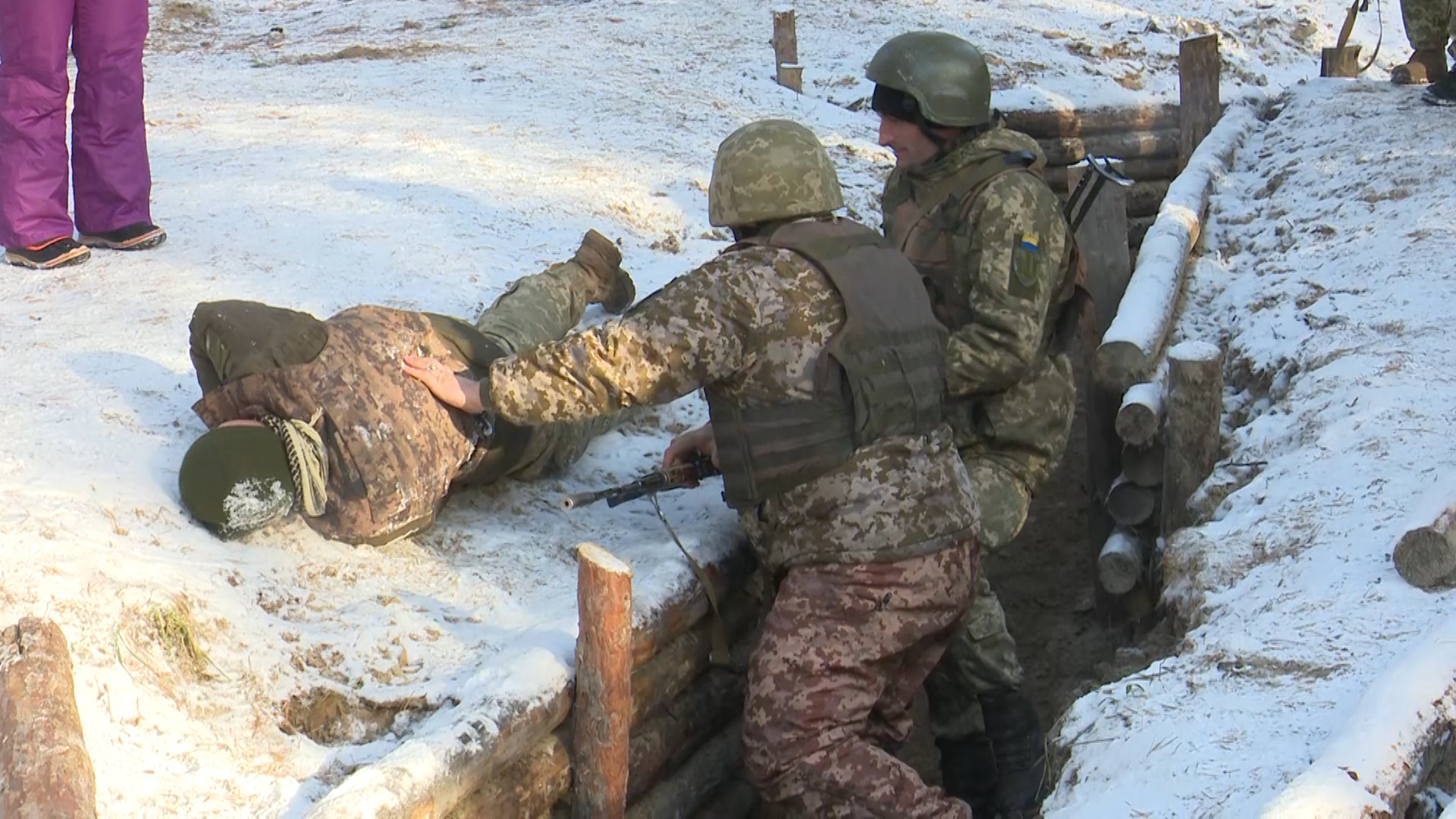 Ukraine Trench Warfare 291118 Credit BFBS