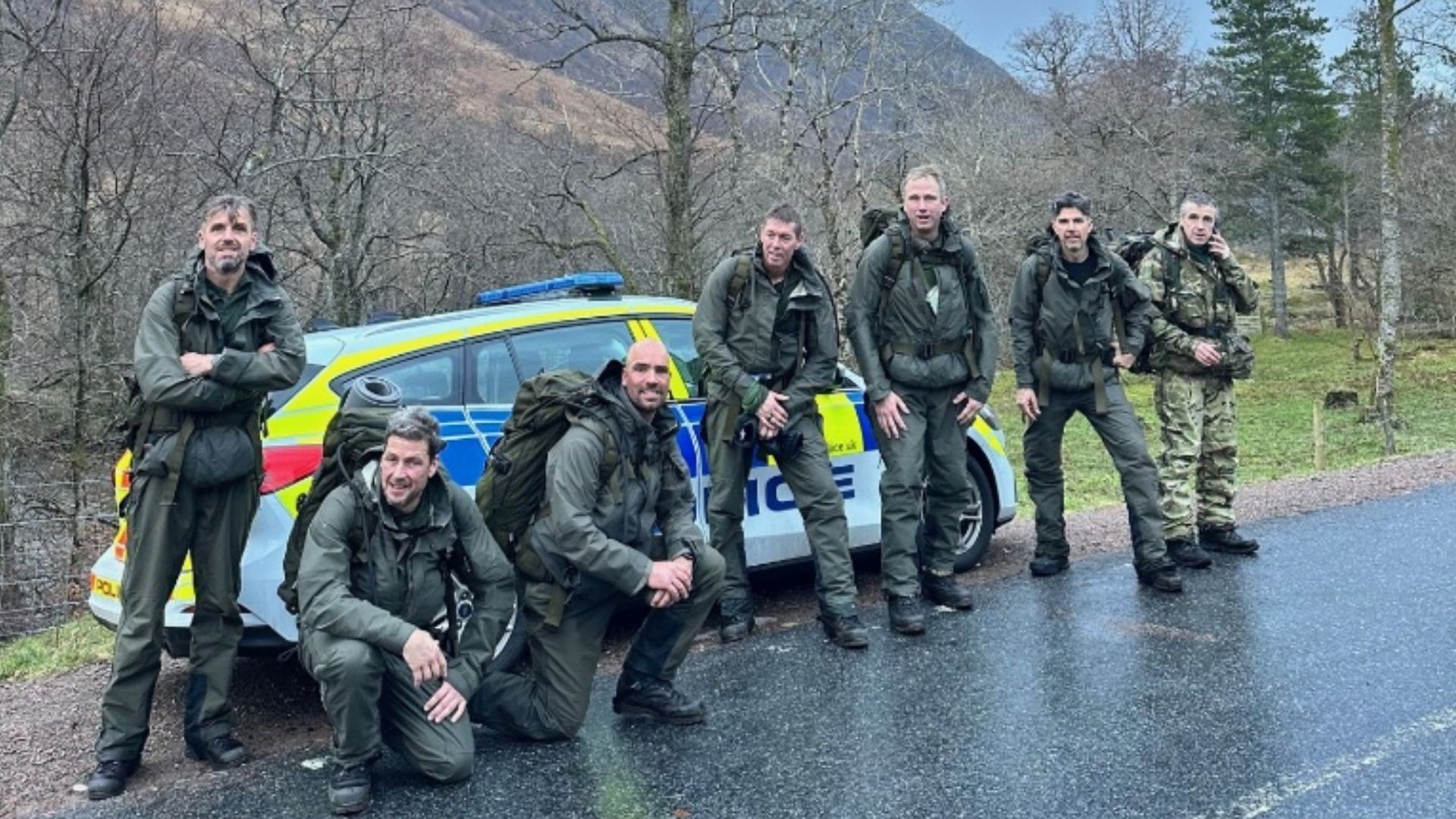 The rescue group comprised of personnel from the Royal Marines reserves and their dutch counterparts -  the Dutch Korps Mariniers (Picture: MOD)