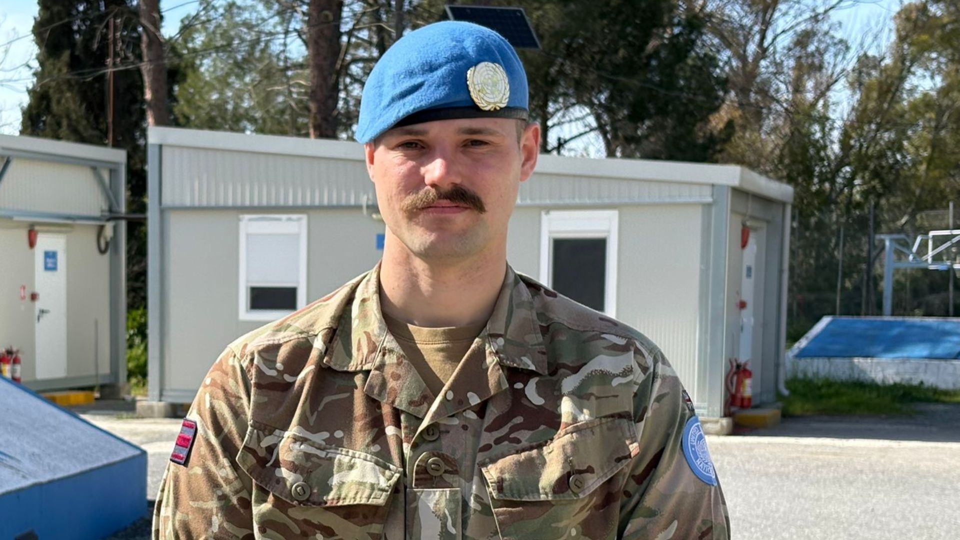 Lance Corporal Bird welcomed the deployment to Cyprus, telling BFBS Forces News it was "nice to be somewhere sunny"