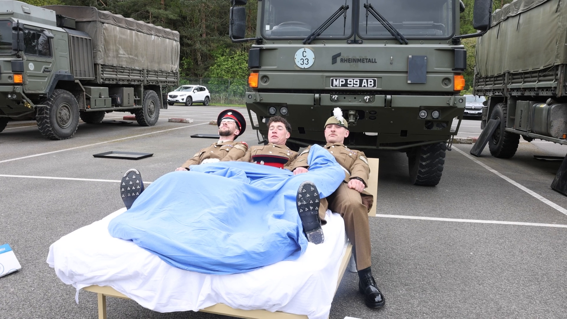 300426 army's finest soldiers compete in pace sticking competition CREDIT BFBS