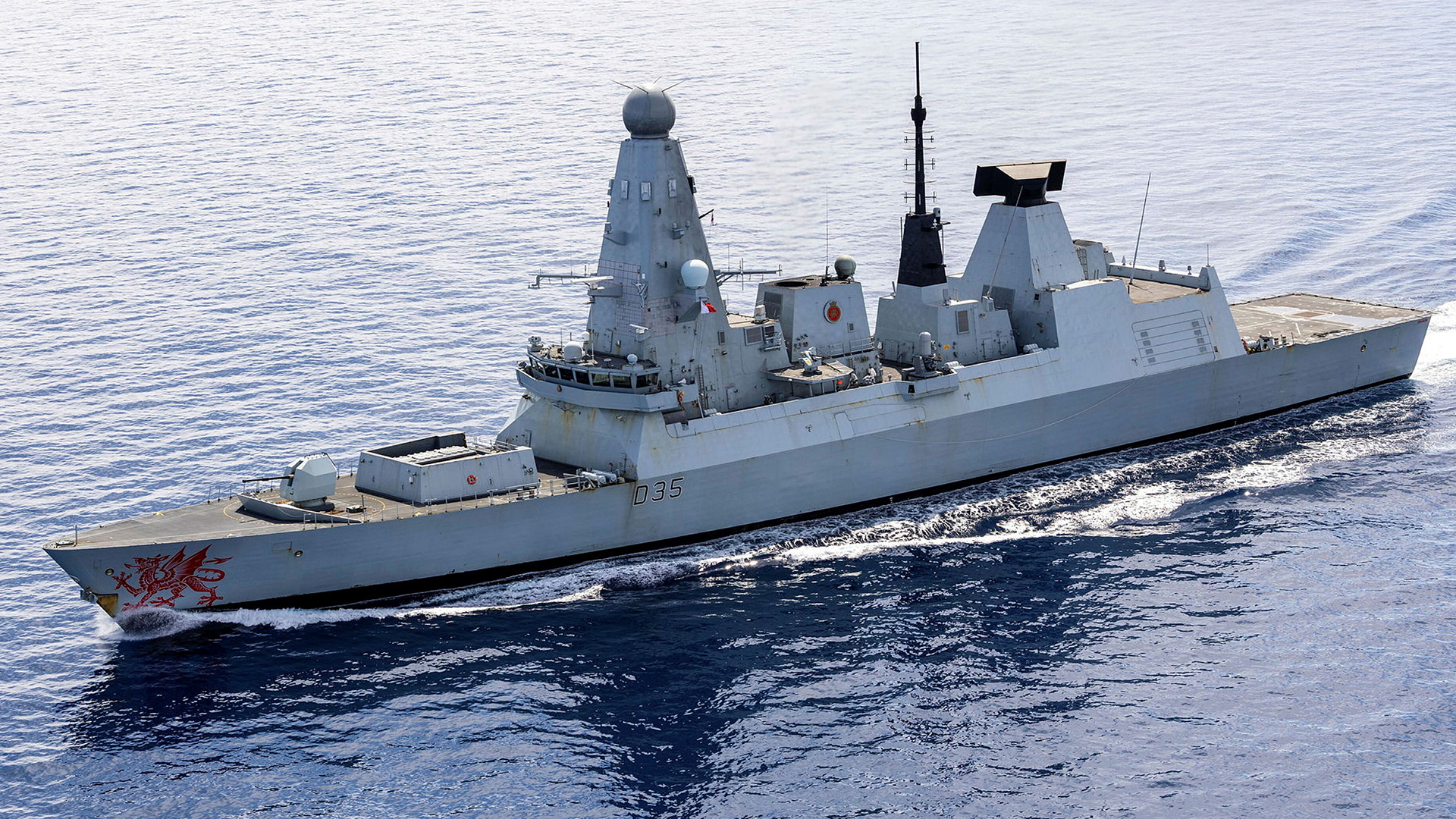 The Type 83 guided missile destroyer was intended to replace the Type 45 class like HMS Dragon, but the class has now been cancelled (Picture: MOD)