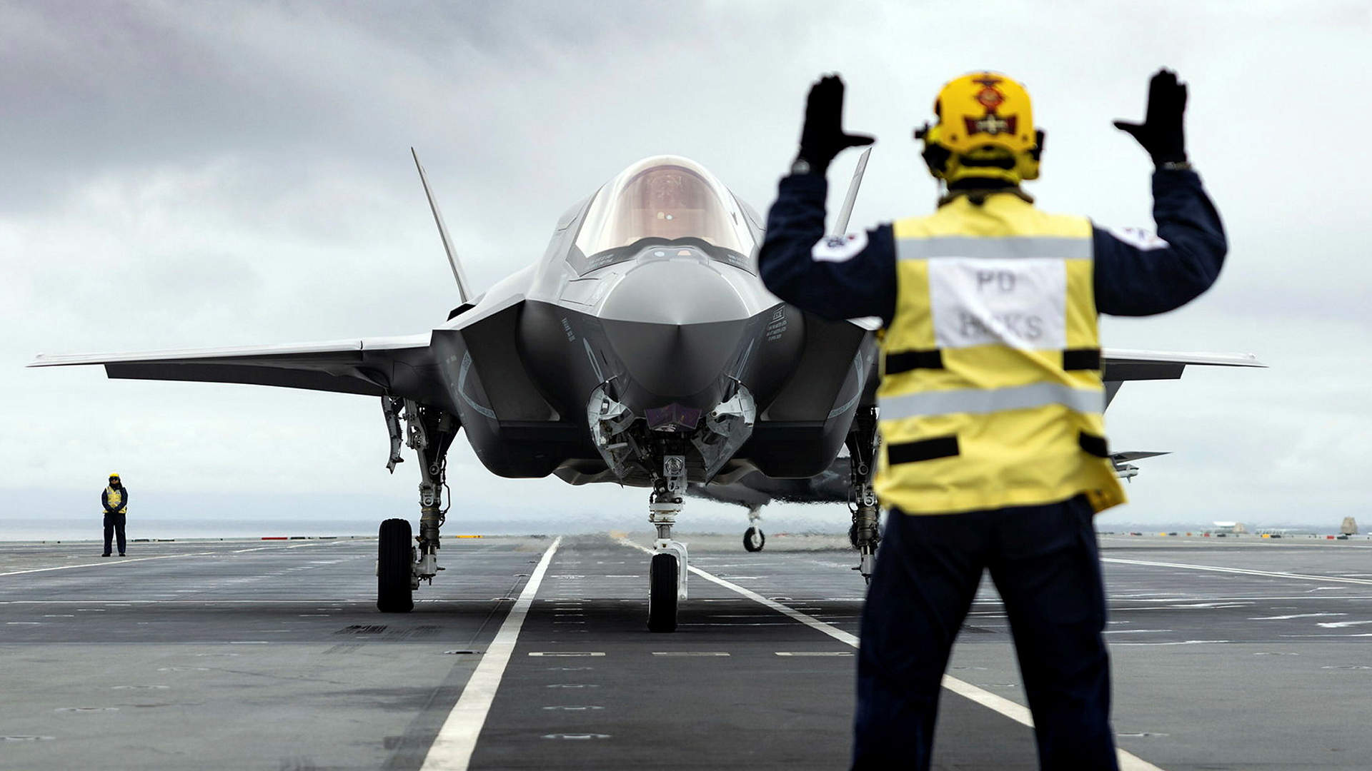 While the stealth jet is known as the Lightning across the board, the USAF, USN and USMC add a "II" to the nomenclature (Picture: Alamy)