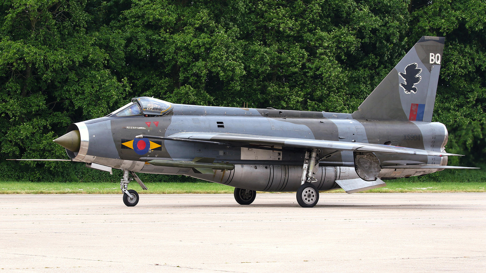 The first British-designed Lightning was this aircraft - the English Electric Lightning (Picture: Alamy)