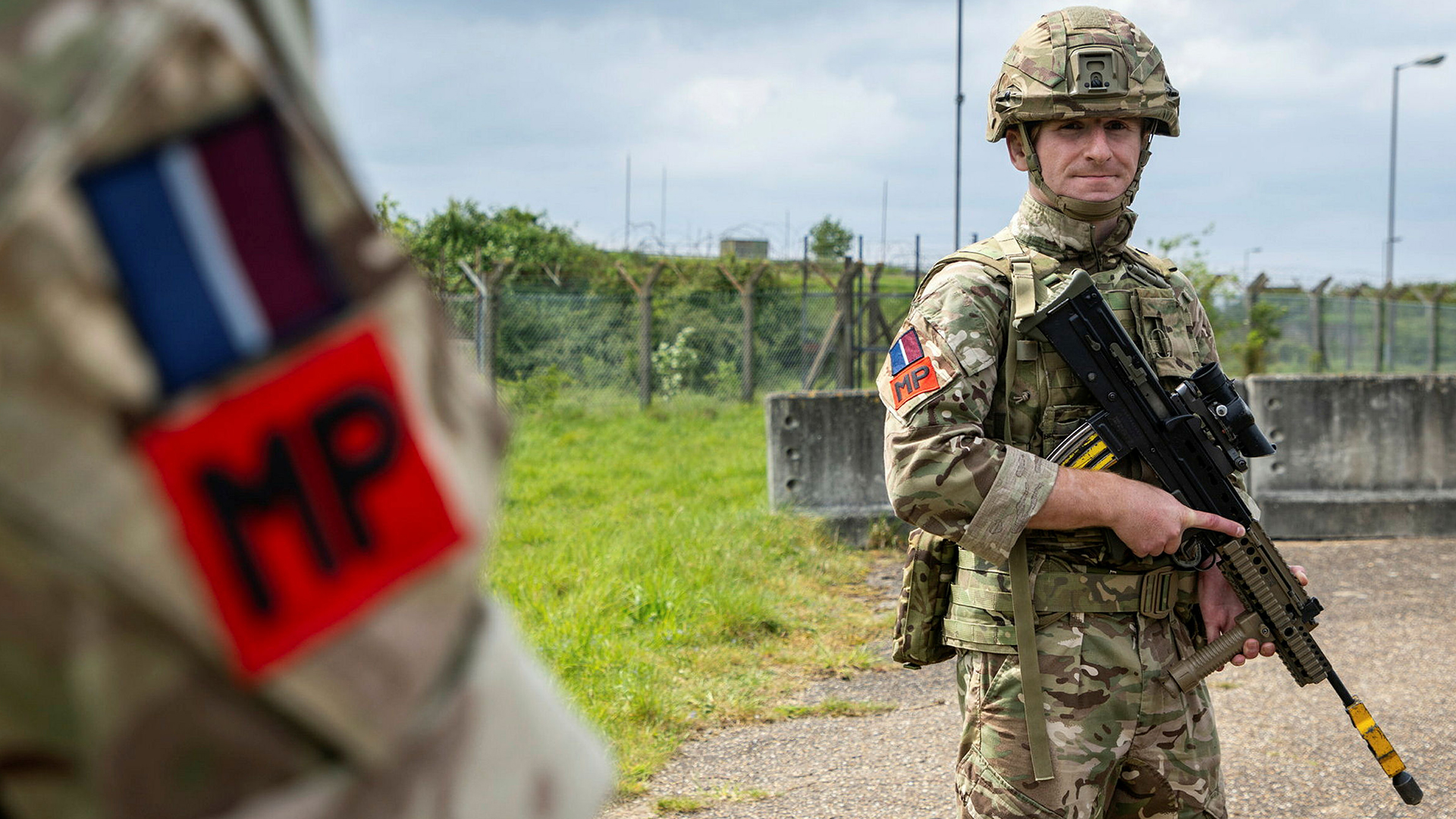 Key UK defence establishments are protected by various elements including the Military Police and Ministry of Defence Police (Picture: MOD)