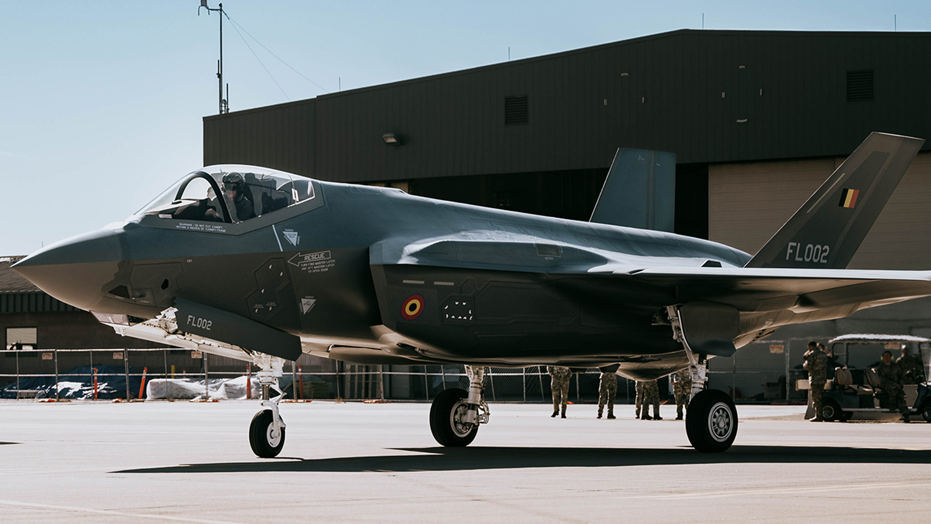 The Belgian pilots will do the bulk of their training at Luke Air Force Base in Arizona