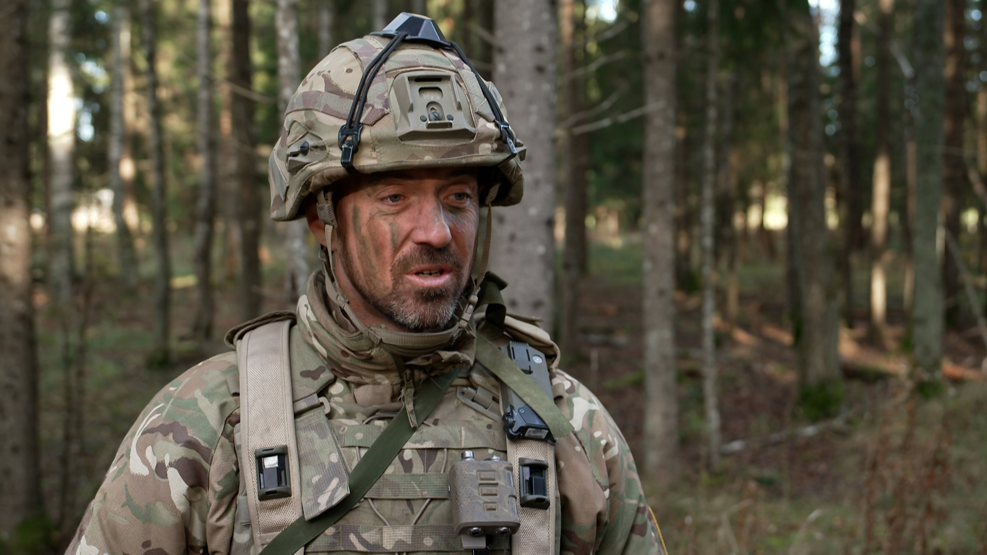 Lt Col Luson said recent Russian airspace incursions reminded his troops of a threat located just 90 miles away