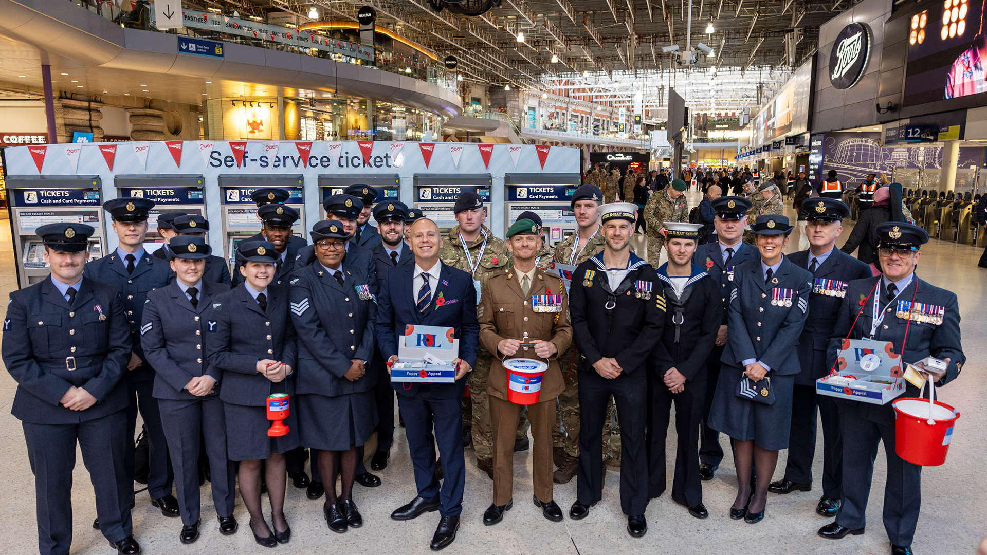 London Poppy Day, which is now in its 19th year, involved more than 3,000 Armed Forces serving personnel and volunteers (Picture: RBL)
