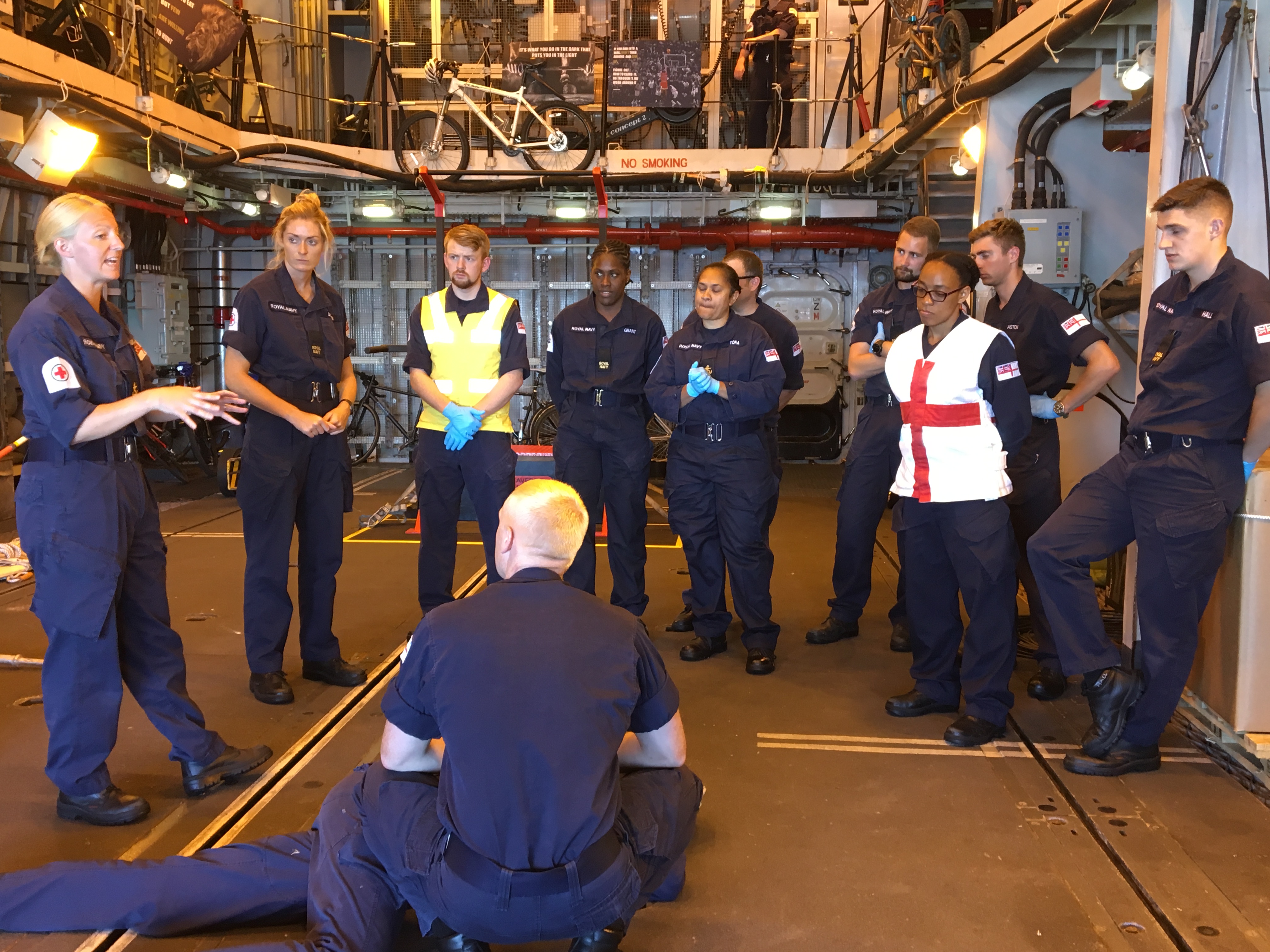 Medic HMS Somerset 