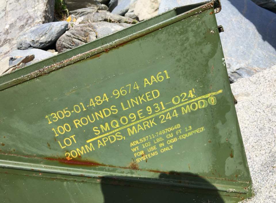 Royal Navy Ammunition Found On Cornish Beaches