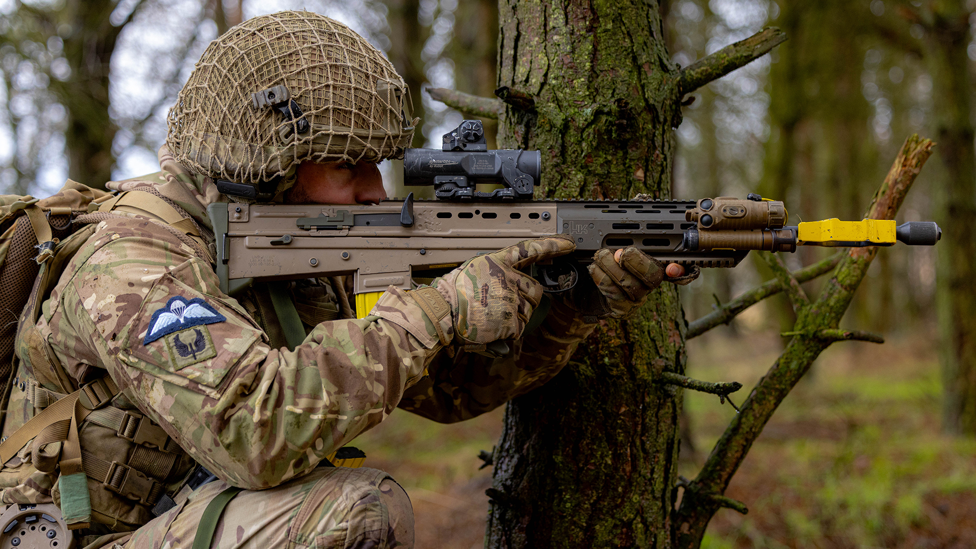 Gunners from the RAF Regiment will almost certainly be equipped with the same rifle as the Army - once it's finally been chosen