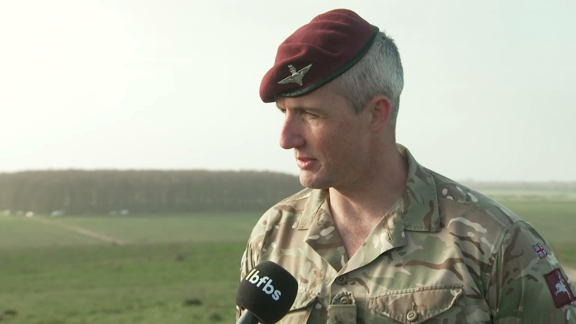 "This isn't parachuting for fun - this is military parachuting" Major Clarke told BFBS Forces News