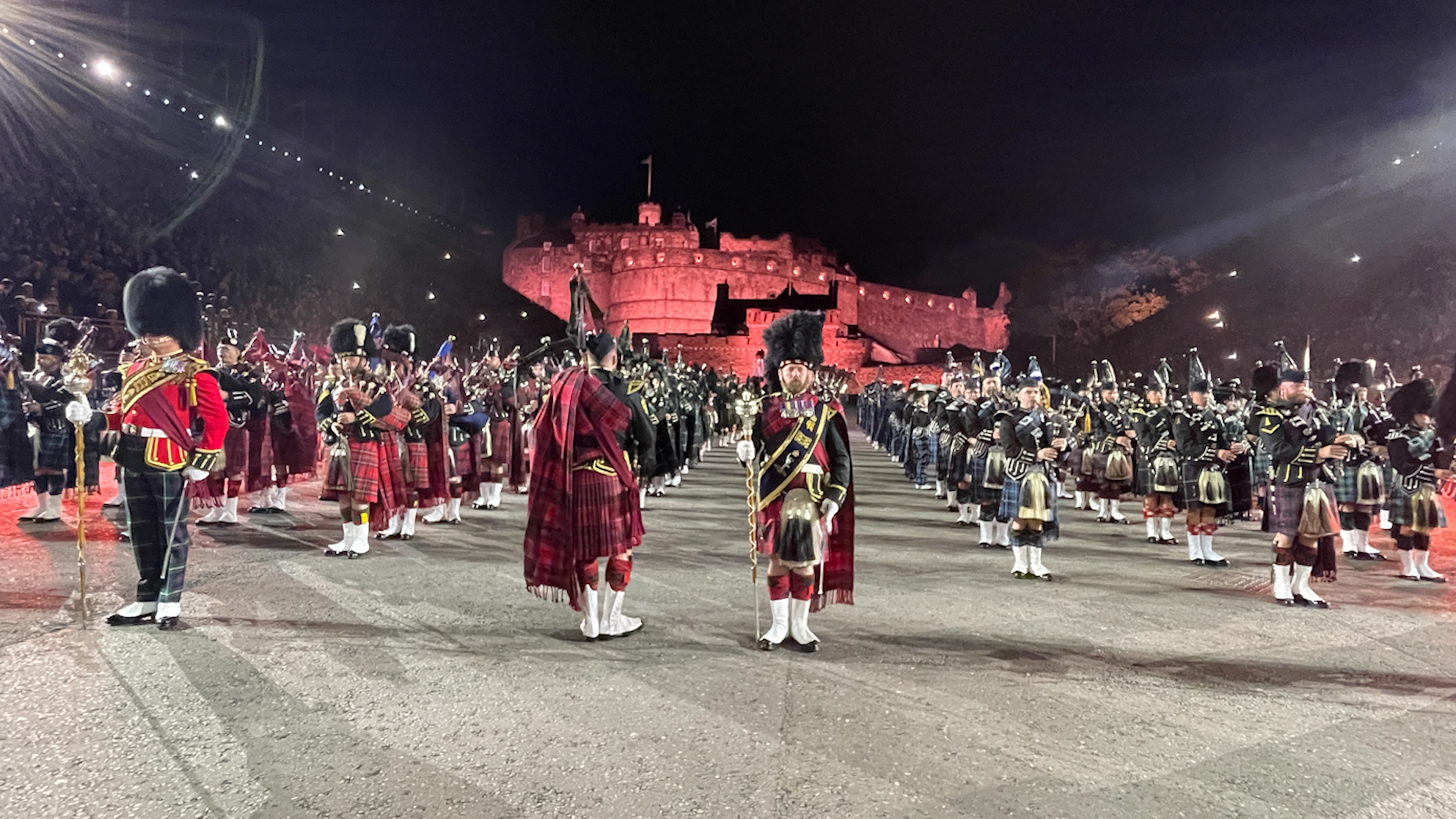 The Massed Pipes and Drums at The Royal Edinburgh Military Tattoo