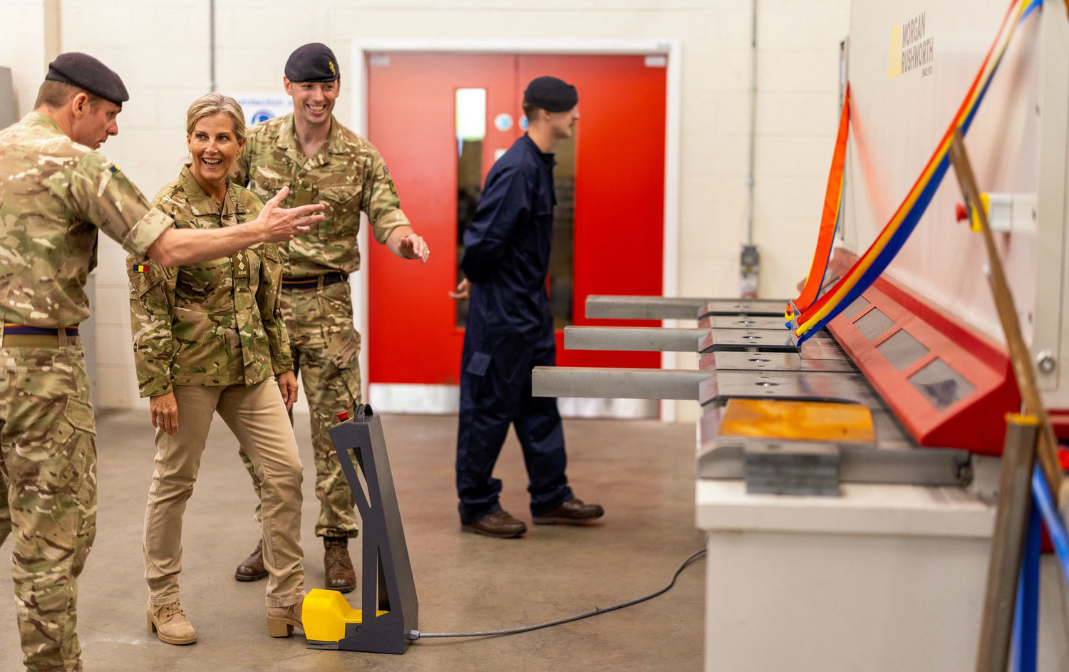 31072025 The Duchess of Edinburgh, Colonel-in-Chief of The Corps of Royal Electrical and Mechanical Engineers, visited two of their Battalions in Tidworth, Wiltshire 6 CREDIT Royal Family