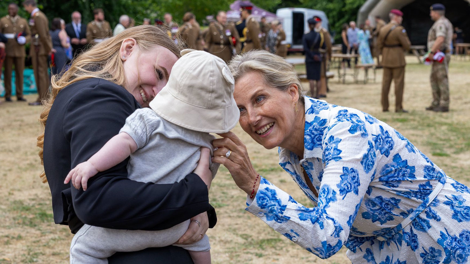31072025 The Duchess of Edinburgh, Colonel-in-Chief of The Corps of Royal Electrical and Mechanical Engineers, visited two of their Battalions in Tidworth, Wiltshire 8 CREDIT Royal Family