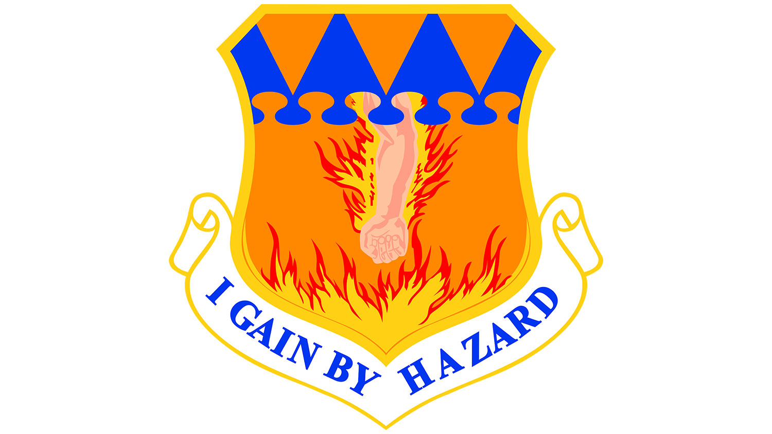317th Airlift Group's motto is I Gain By Hazard CREDIT US Air Force