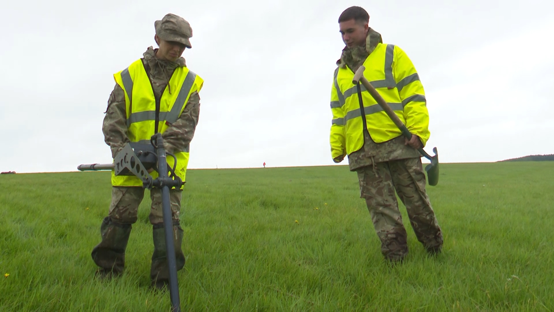 The personnel are spending five weeks at Kirkcudbright Training Area, in south-west Scotland.