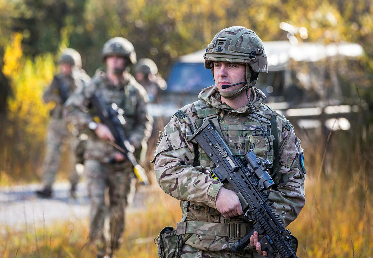 34 Squadron RAF Regiment taking part in Exercise VOLCANEX in Germany in 2016 (picture: MOD)