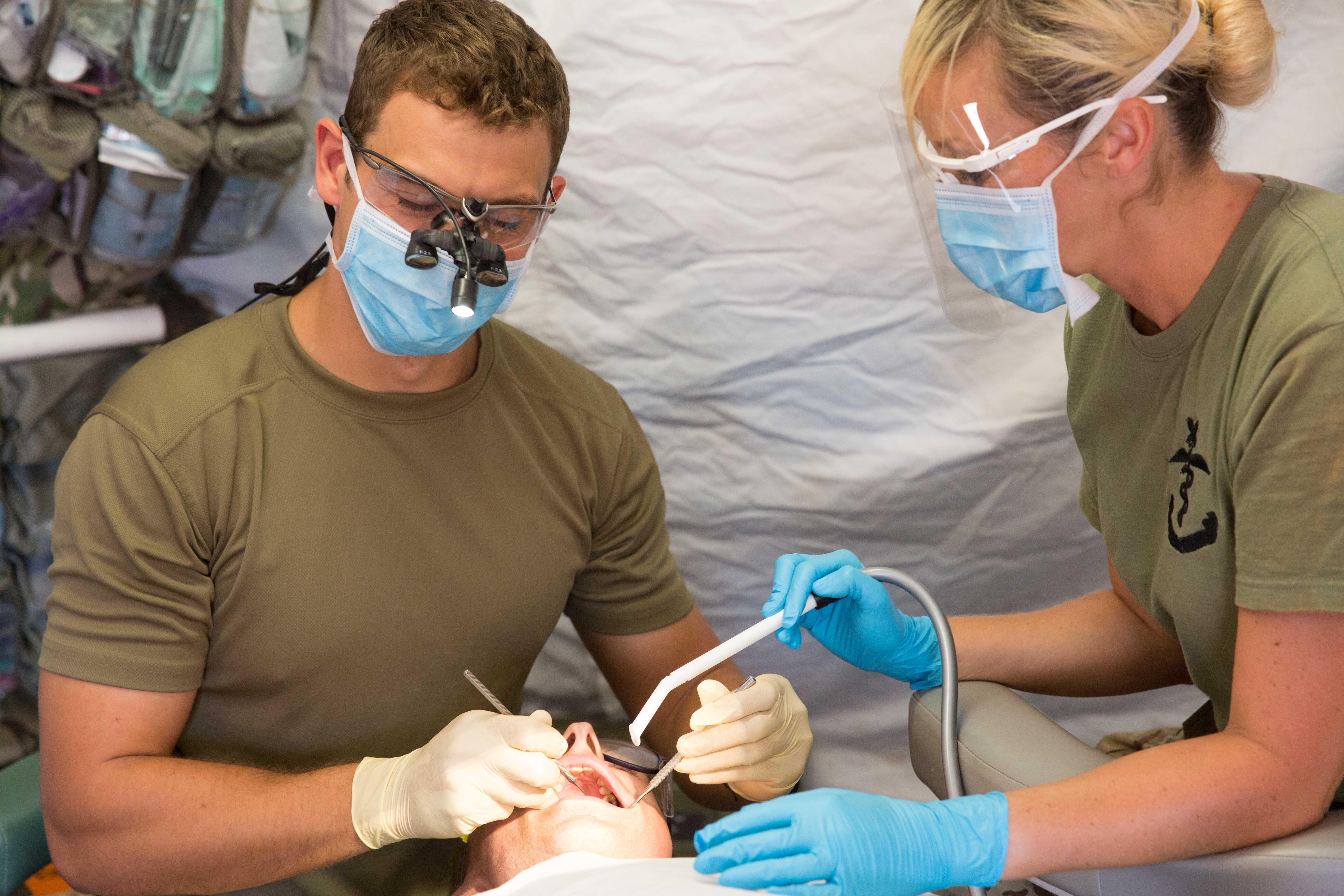 Dental work is part of the service