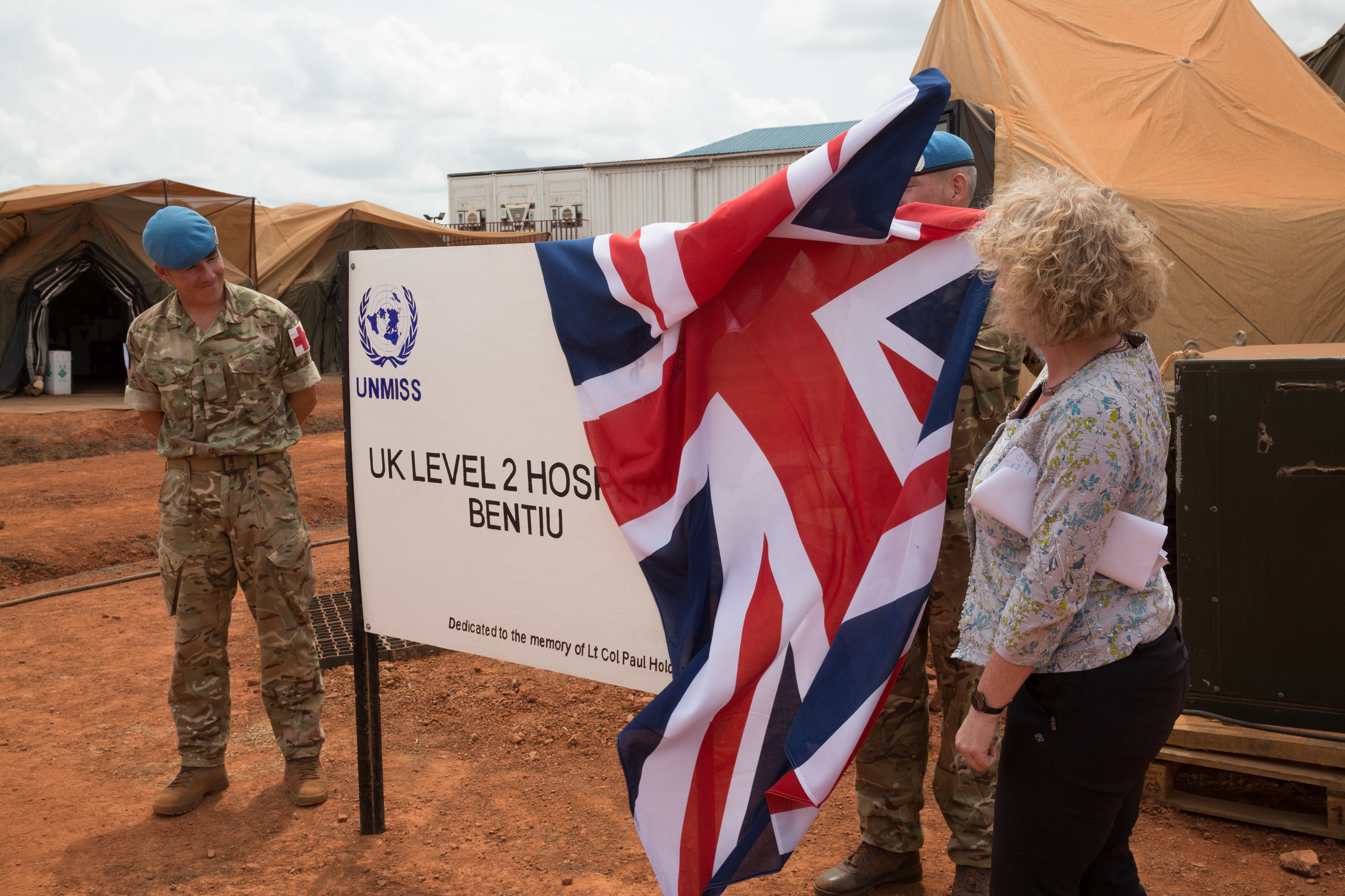 UK opens field hospital for UN forces in South Sudan