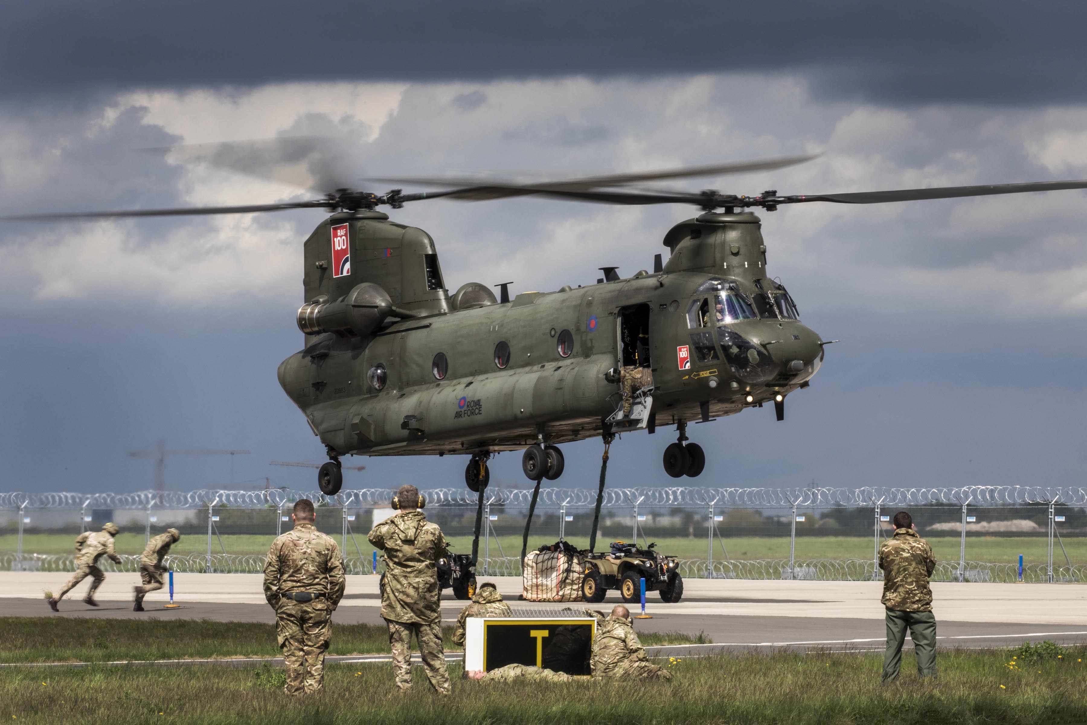 Chinook Helicopter RAF Germany Bases