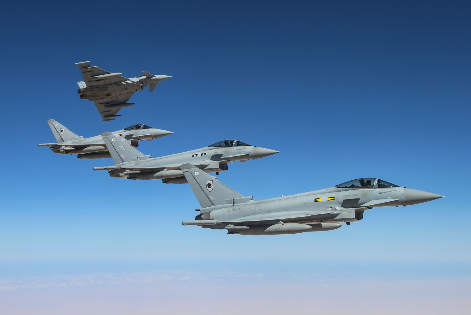 RAF Typhoon jets