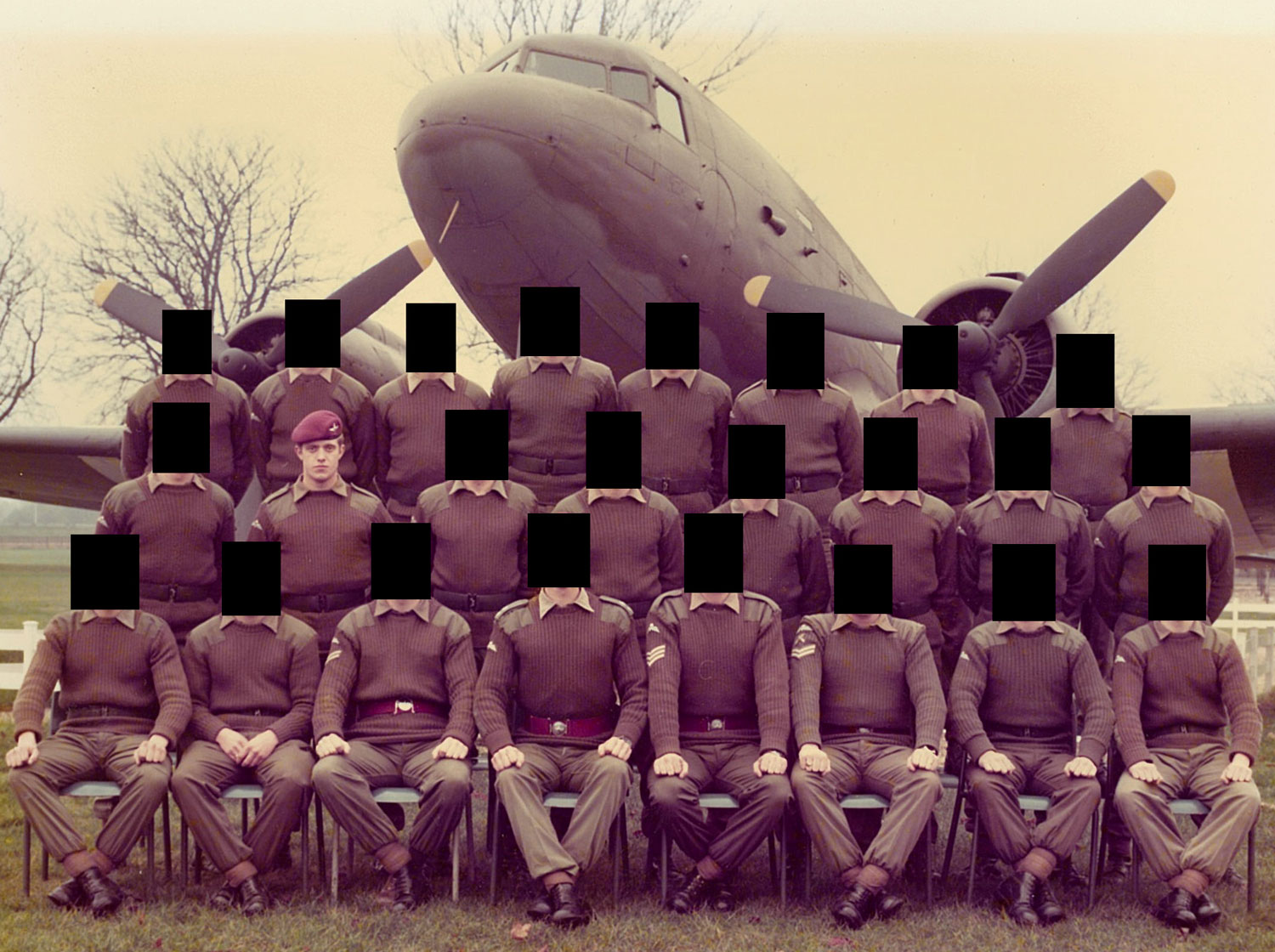 39 Platoon Aldershot 1977 Para Regiment CREDIT Des Powell
