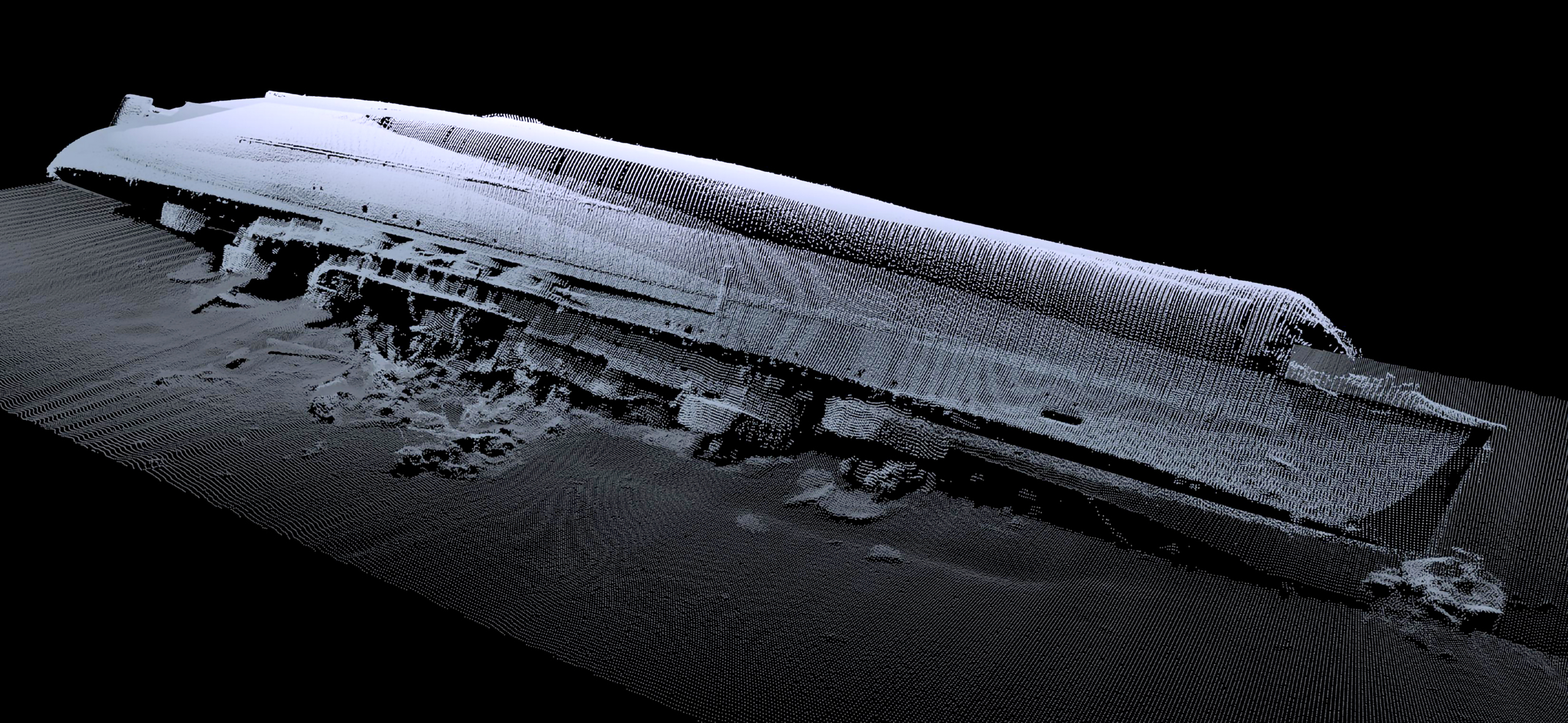 3D image of Royal Oak on seabed