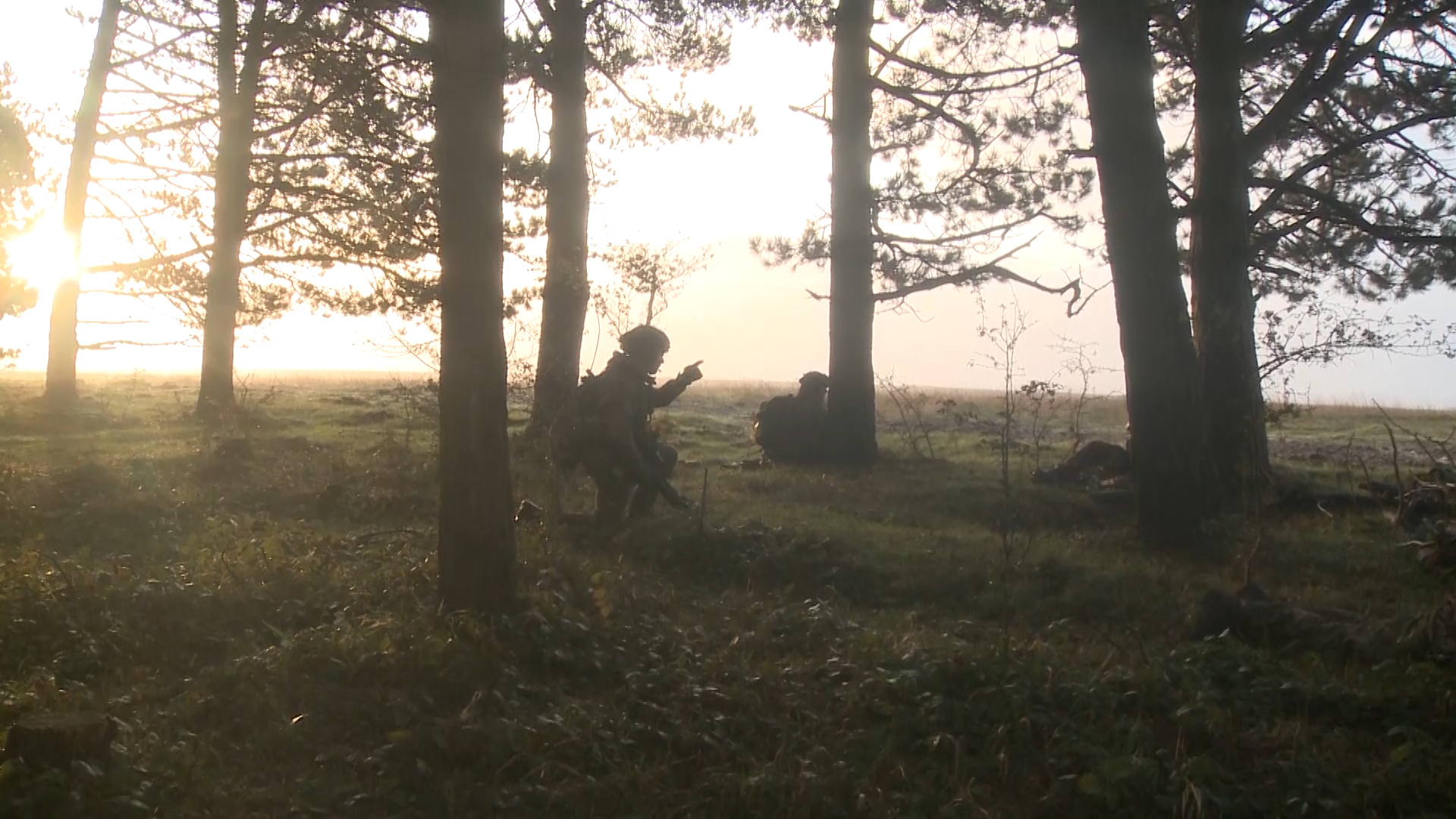 Soldiers on exercise