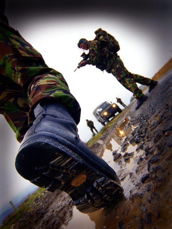 Incorrect camouflage is quickly spotted by those with military knowledge. LA (PHOT) Brian Douglas, Crown Copyright