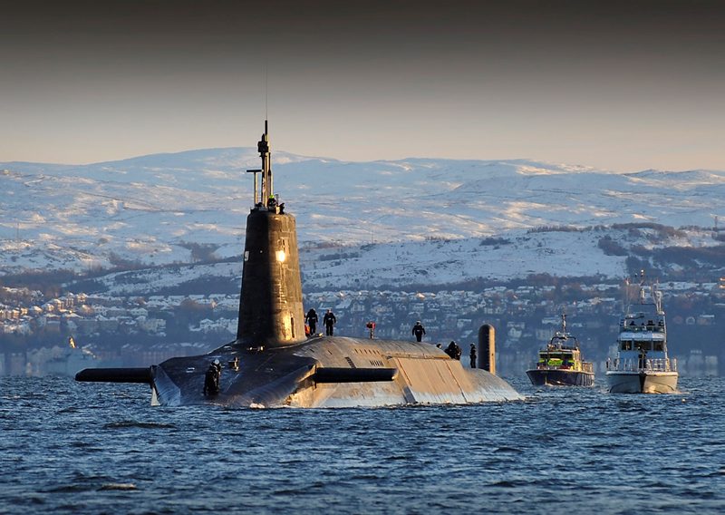 Nuclear submarine HMS Vanguard