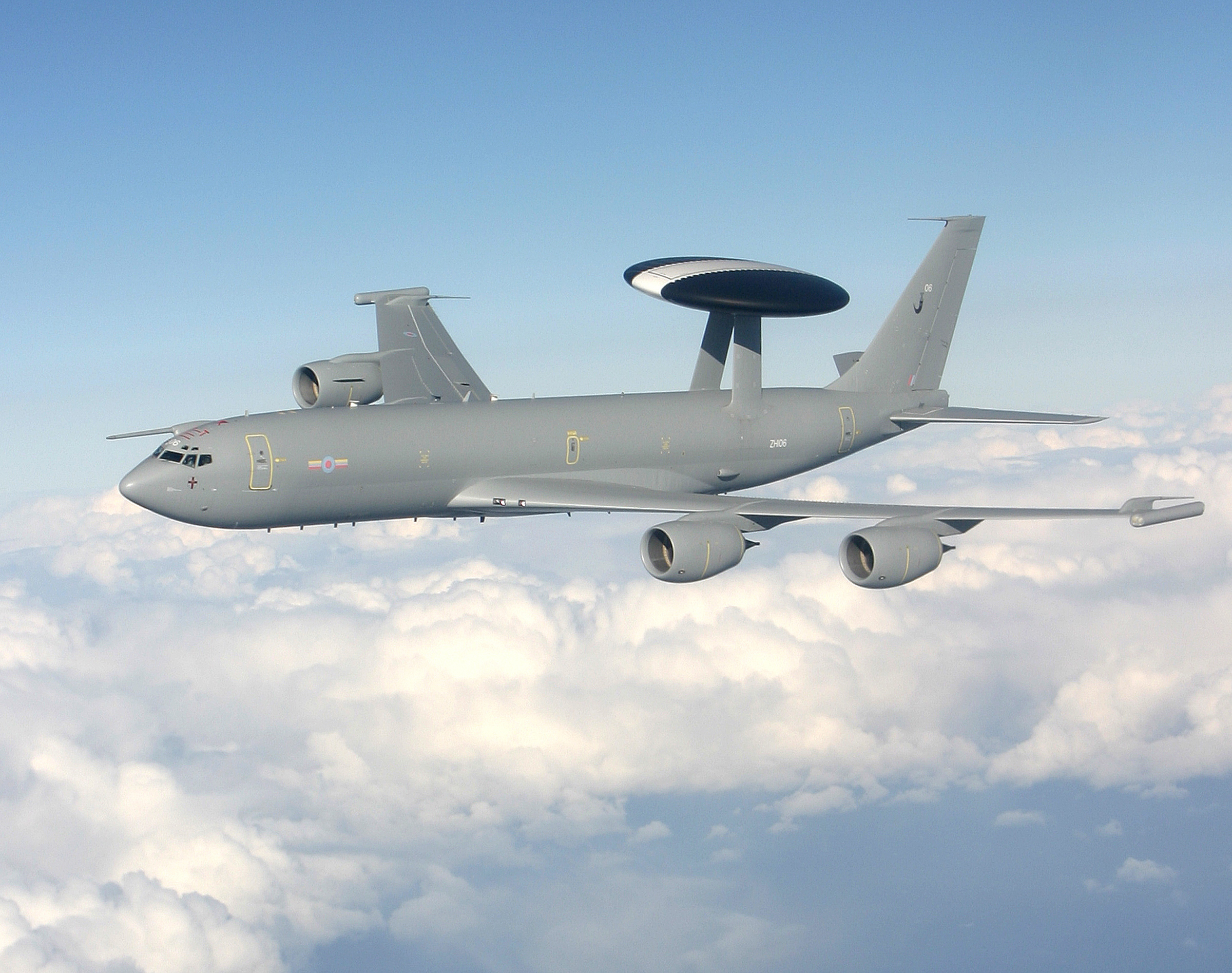 DESA are currently handling the sale of seven RAF aircraft, including two AWACS'. Credit: Crown