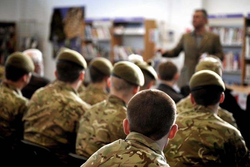 There are many types of communication skills. Credit: Cpl Gabriel Moreno, Crown Copyright