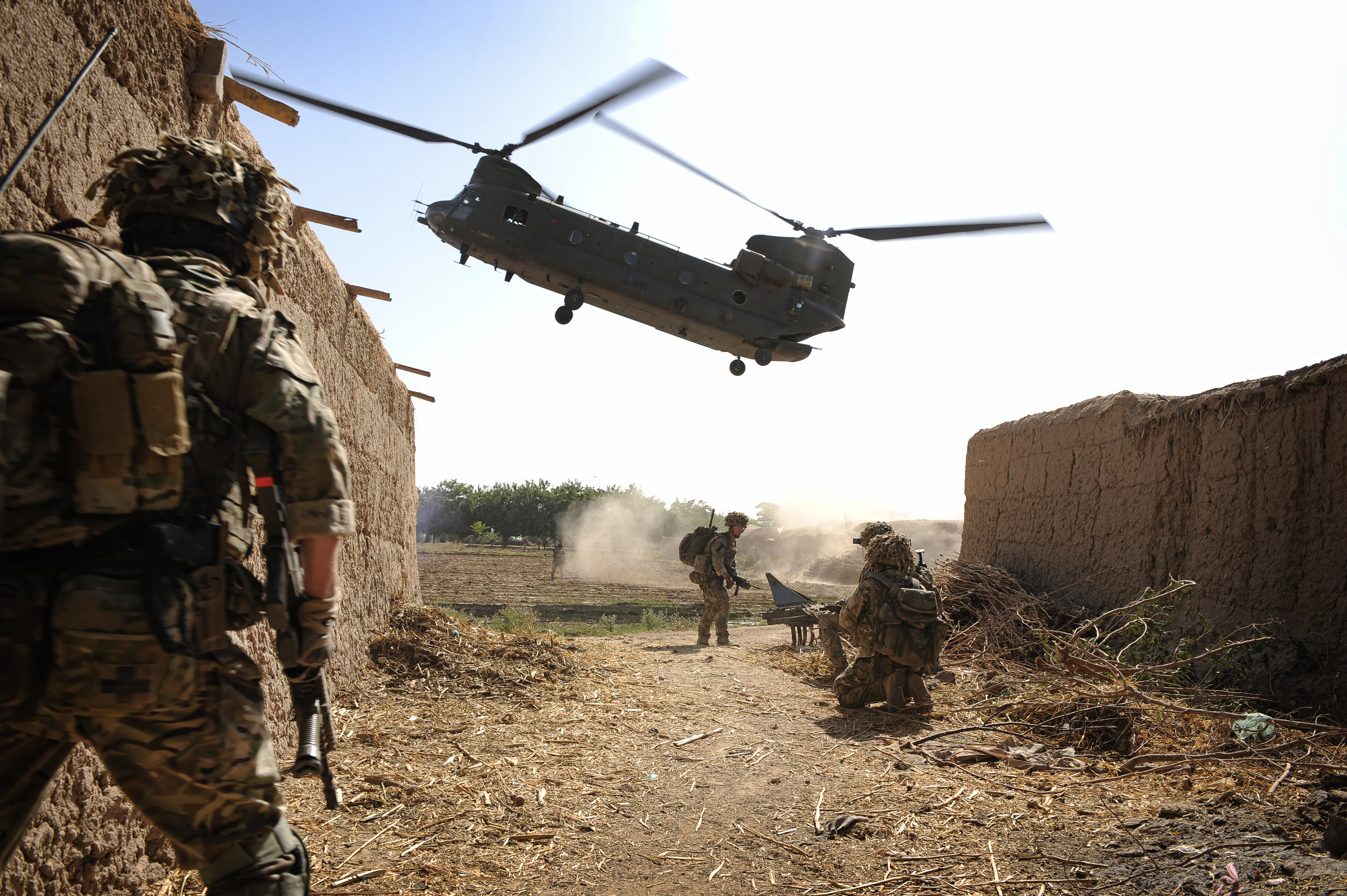 British troops during an operation in Helmand Province in 2013 (Picture: MOD).