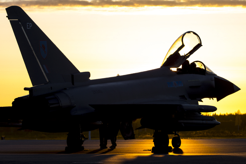 Climbing And Clicking In An RAF Typhoon