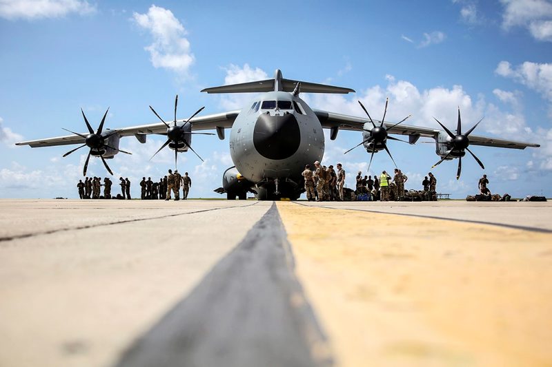 RAF A400M Atlas Hurrican Irma
