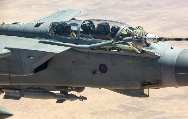 RAF Tornado on Op Shader (Picture: MOD).